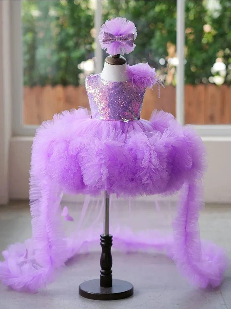 Girls princess dress Detachable dress with tail Carnival birthday parties for many occasions