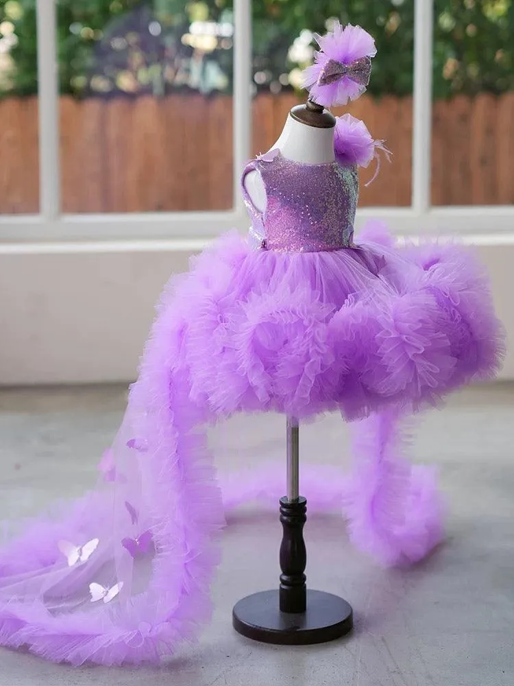 Girls princess dress Detachable dress with tail Carnival birthday parties for many occasions