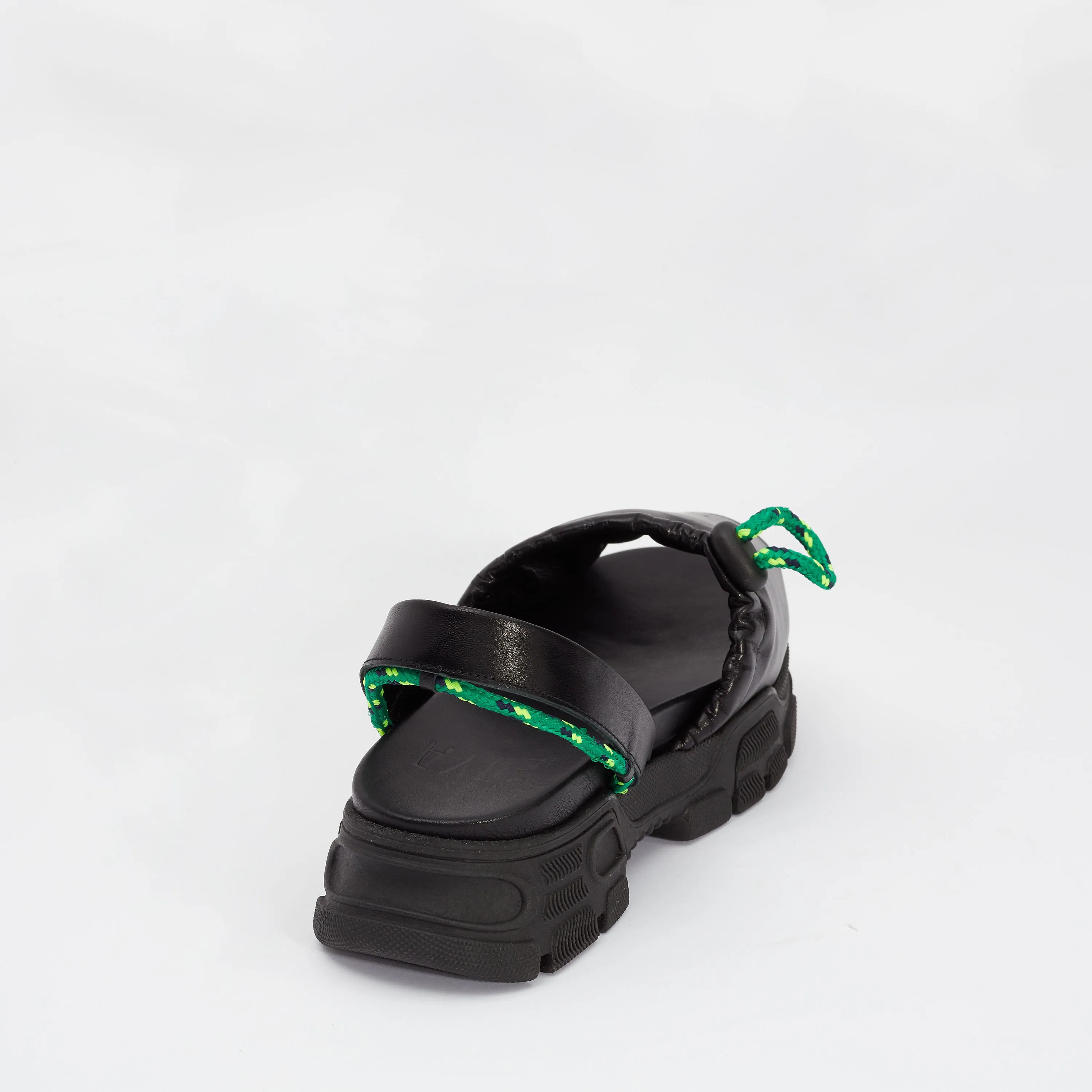 GOYA Black Laces Sporty Sandal