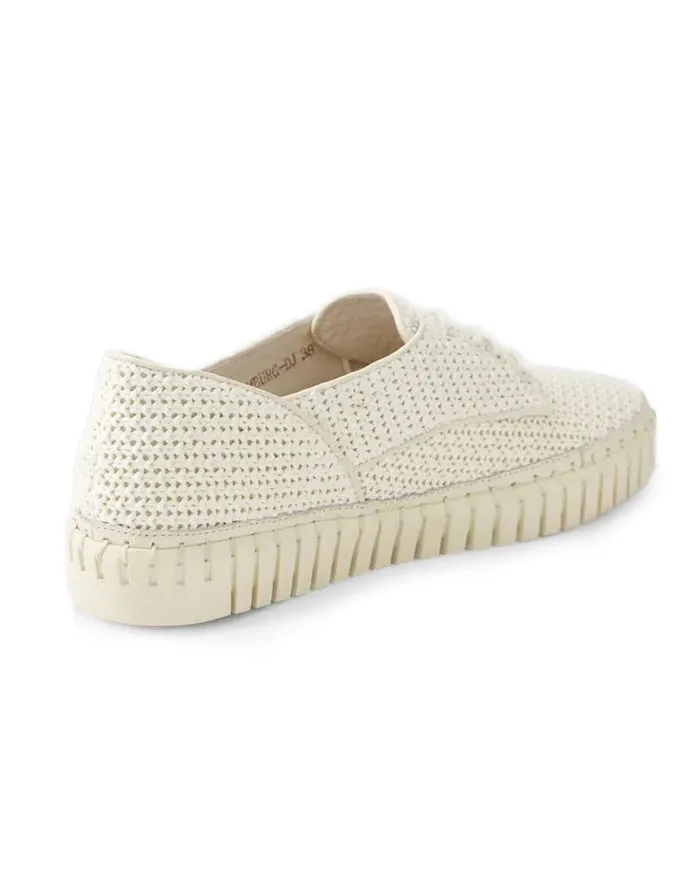 Hamburg Sneakers Nougat Raffia