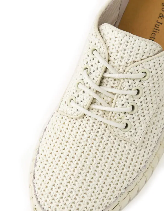 Hamburg Sneakers Nougat Raffia