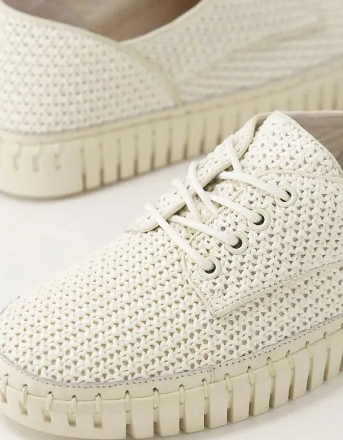 Hamburg Sneakers Nougat Raffia