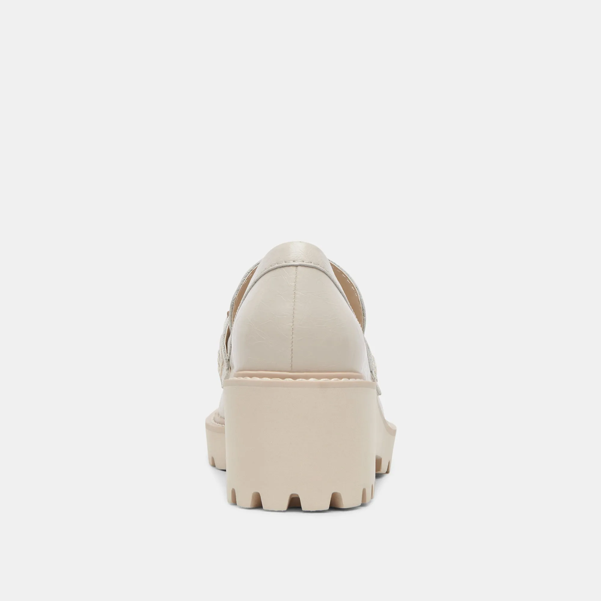 HARLEN LOAFERS IVORY CRINKLE PATENT