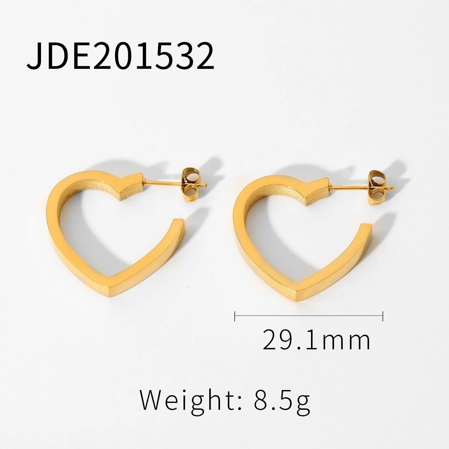 Heart Hoop Earring