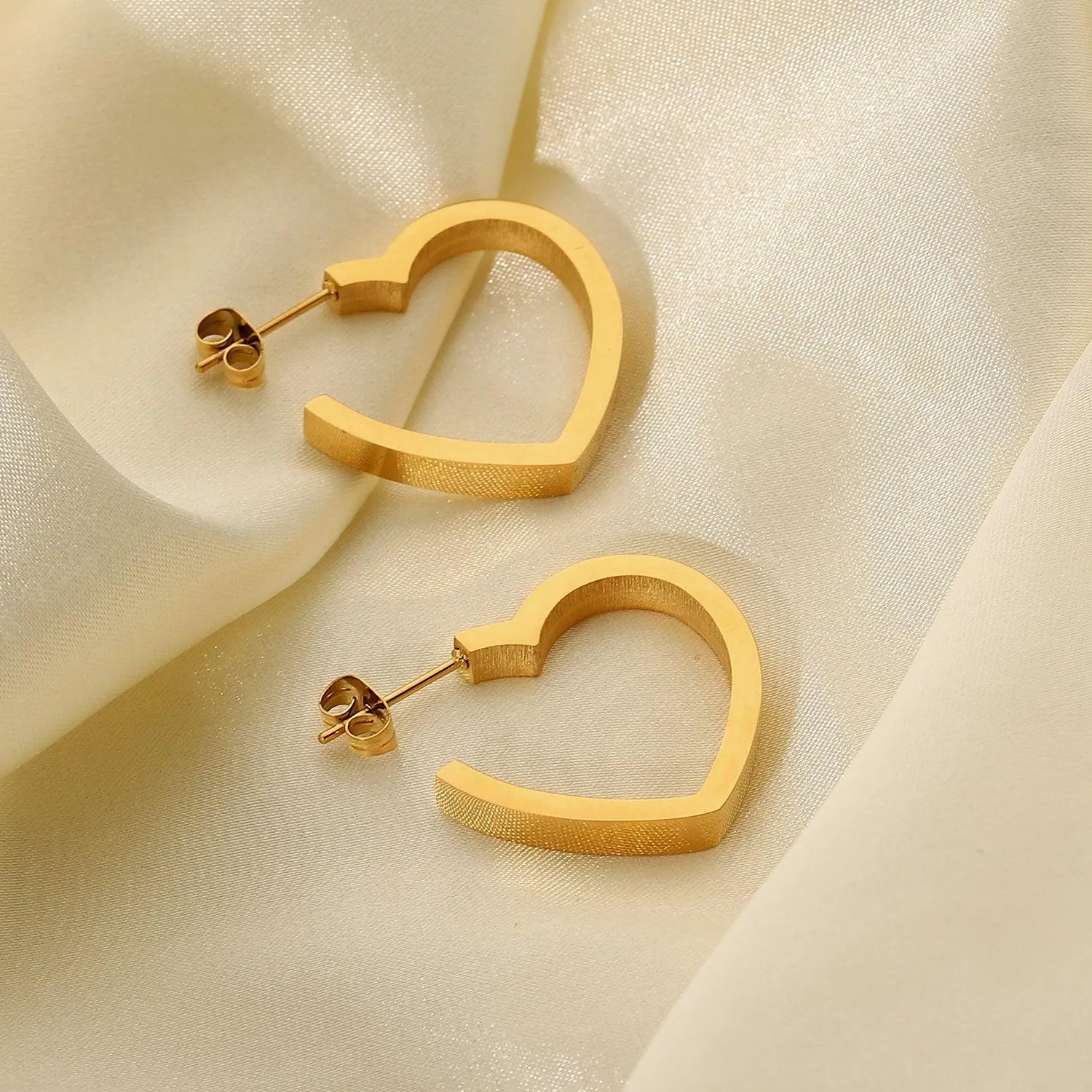 Heart Hoop Earring