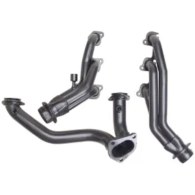 Hedman Hedders Street Headers - 1.5 in Primary - Stock Collector Flange - Y-Pipe Included - Black Paint - Ford V6 - Explorer / Ranger 1990-96