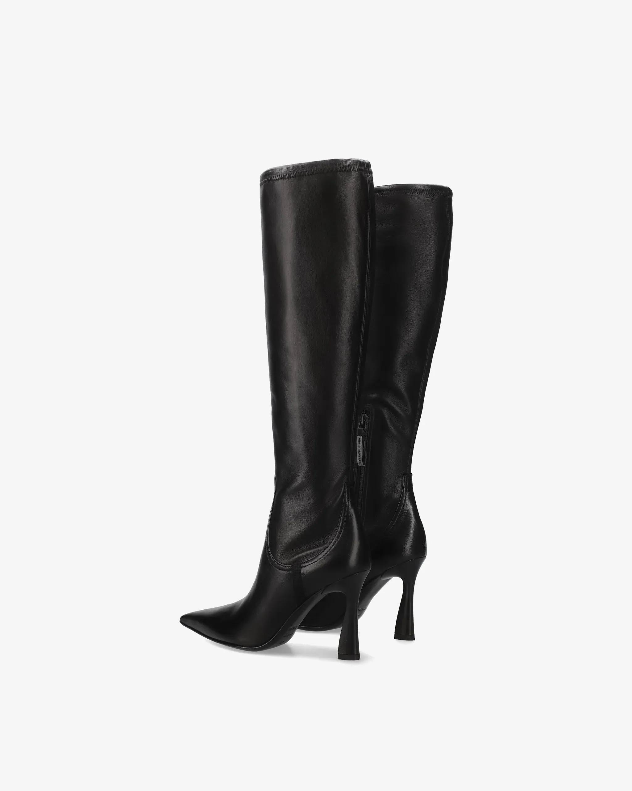 High boots in black nappa leather M6593C