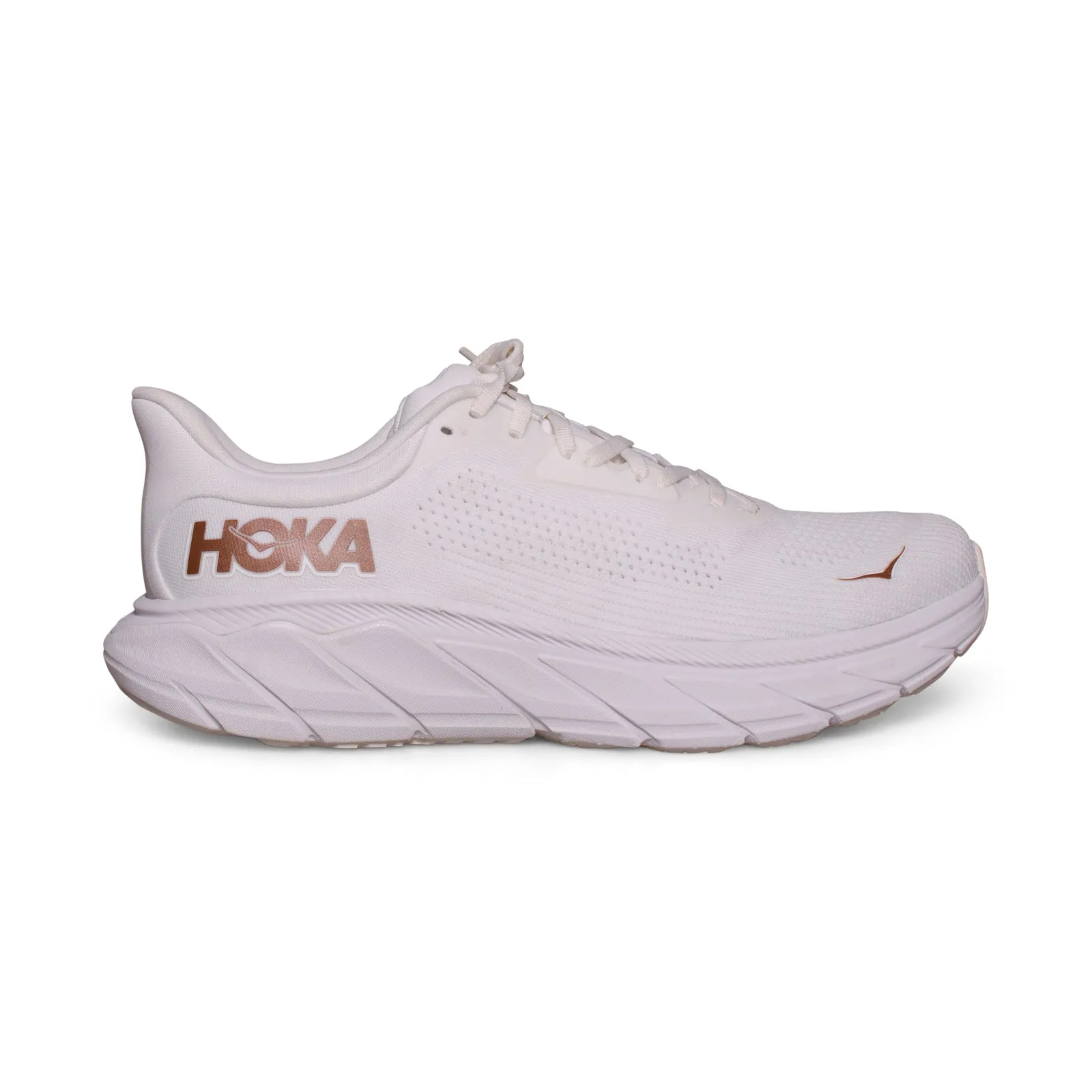 HOKA Arahi 7 Blanc de Blanc / Rose Gold Running Shoes - Women's