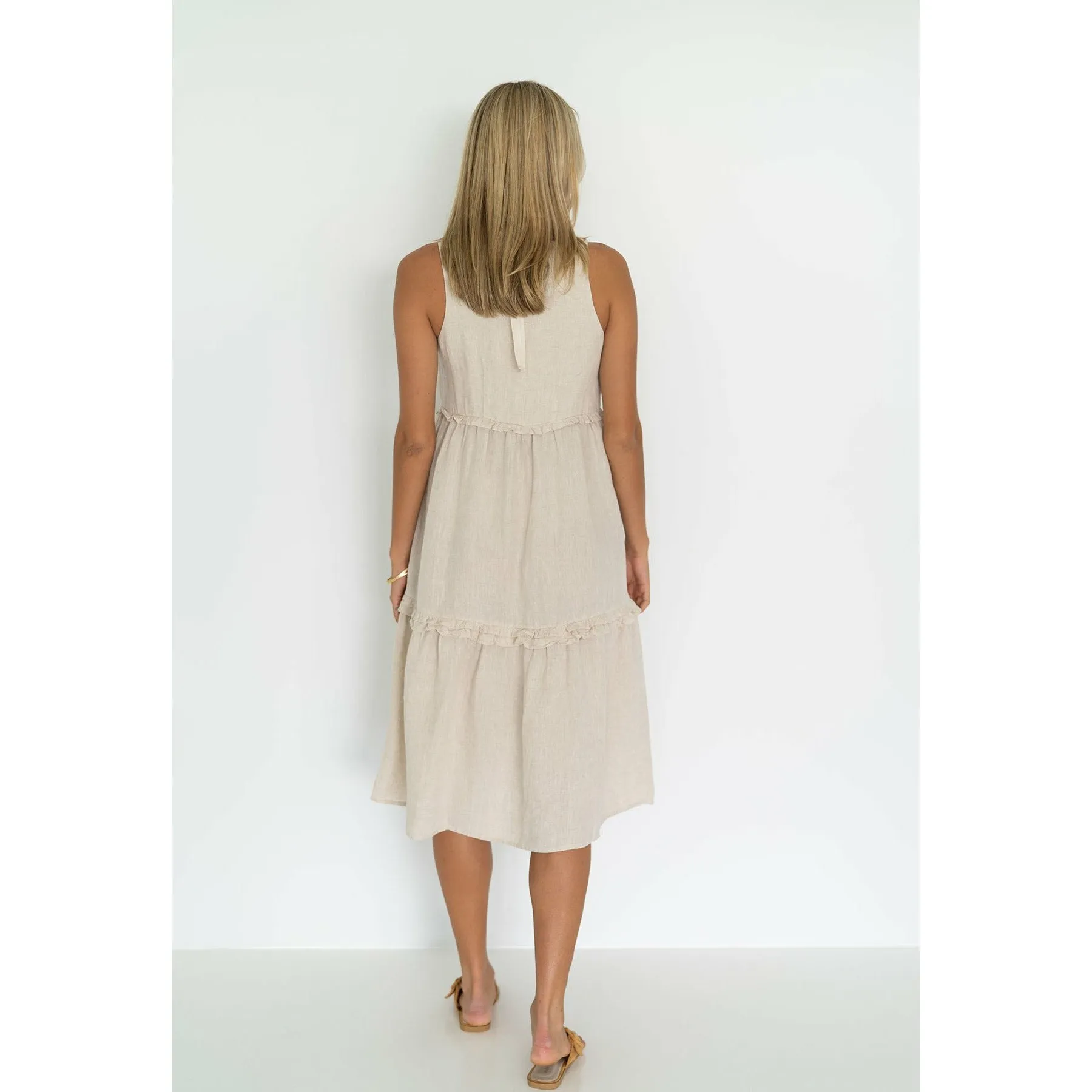 Humidity - Ava Midi Dress Natural