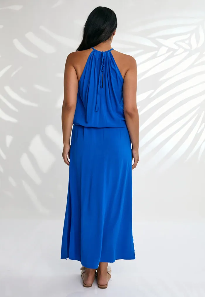 Indii Breeze Susan Halter Maxi Dress - Egyptian