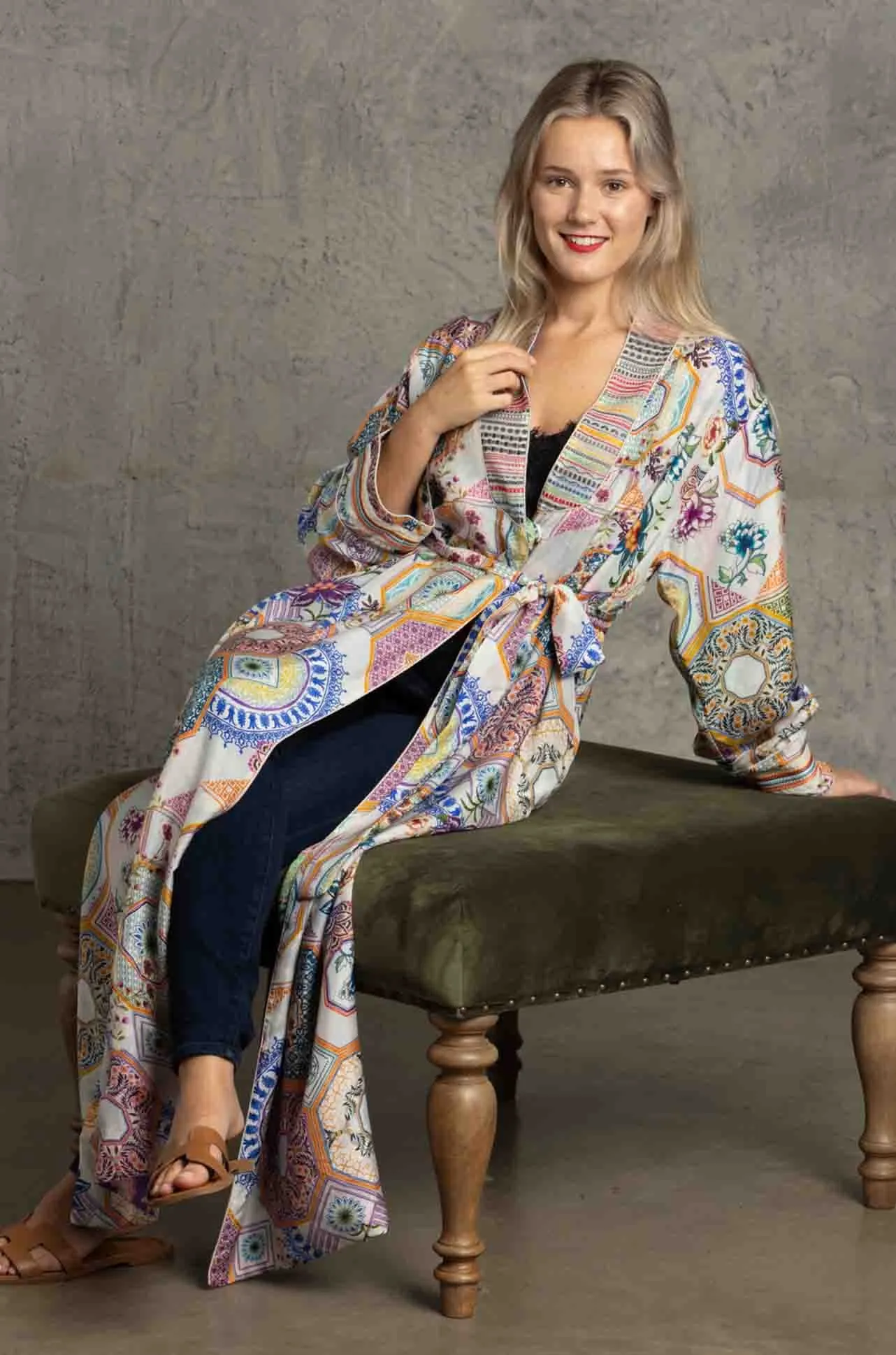 Johnny Was - Waterloo Wheel Tove Reversible Kimono