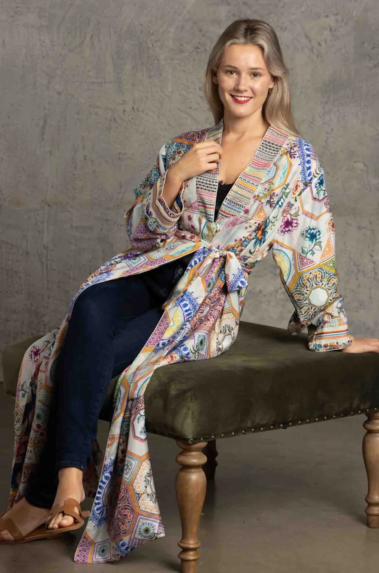 Johnny Was - Waterloo Wheel Tove Reversible Kimono