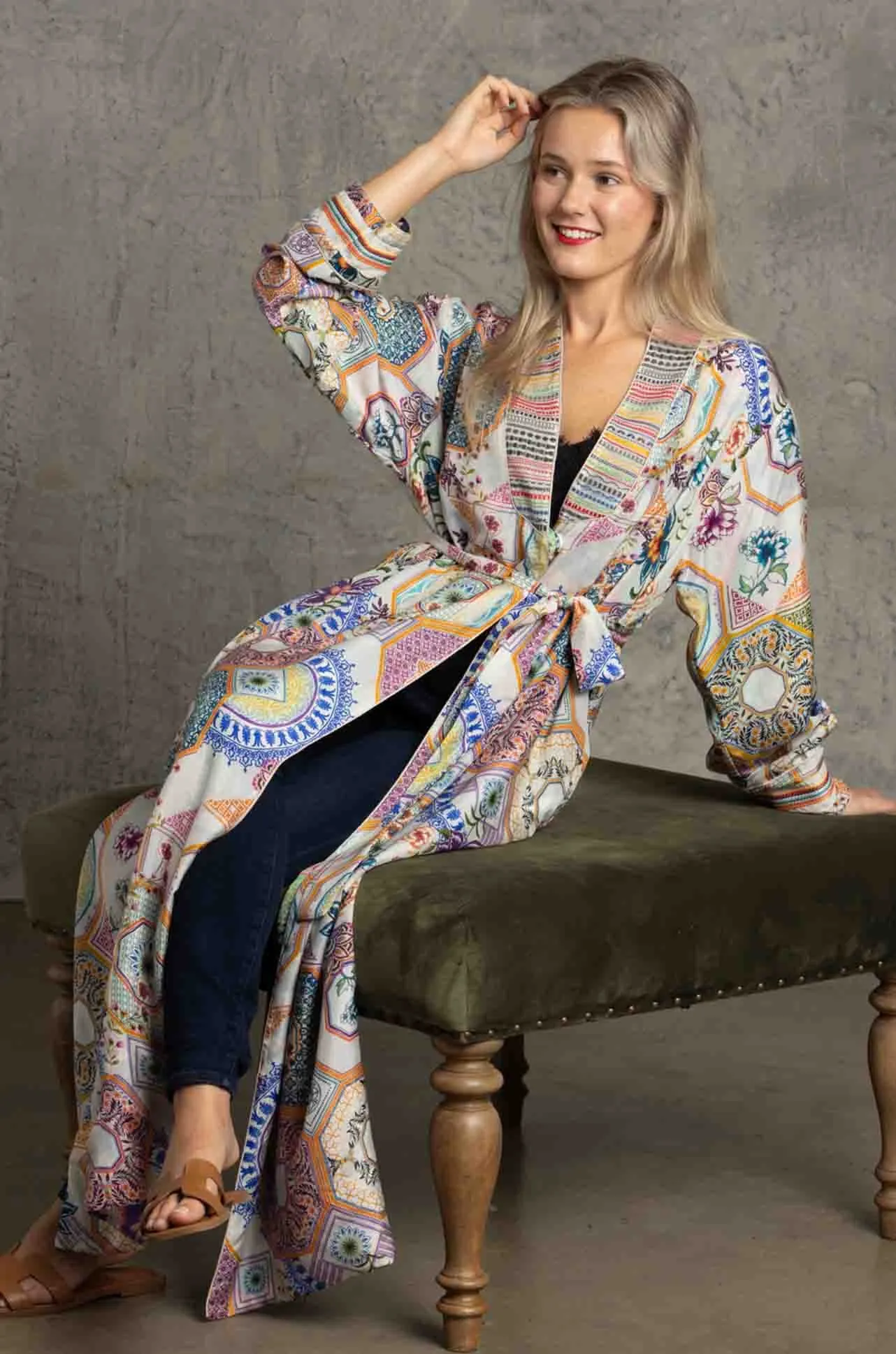 Johnny Was - Waterloo Wheel Tove Reversible Kimono