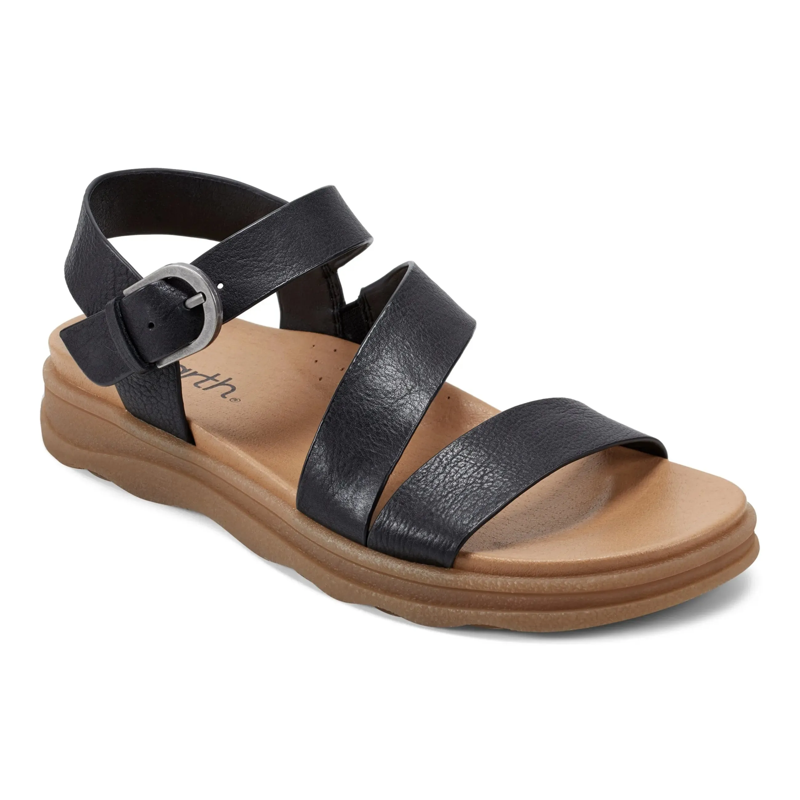 Lainey Casual Strappy Round Toe Flat Sandals