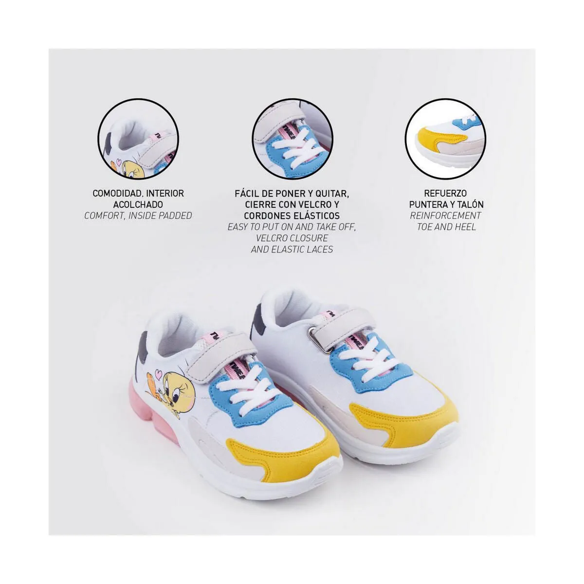 Led Trainers Looney Tunes Multicolour