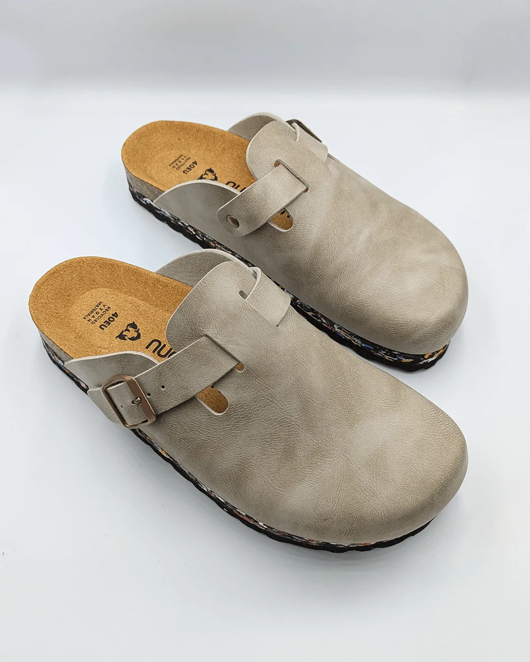 London Unisex Vegan Leather Clogs | Mist