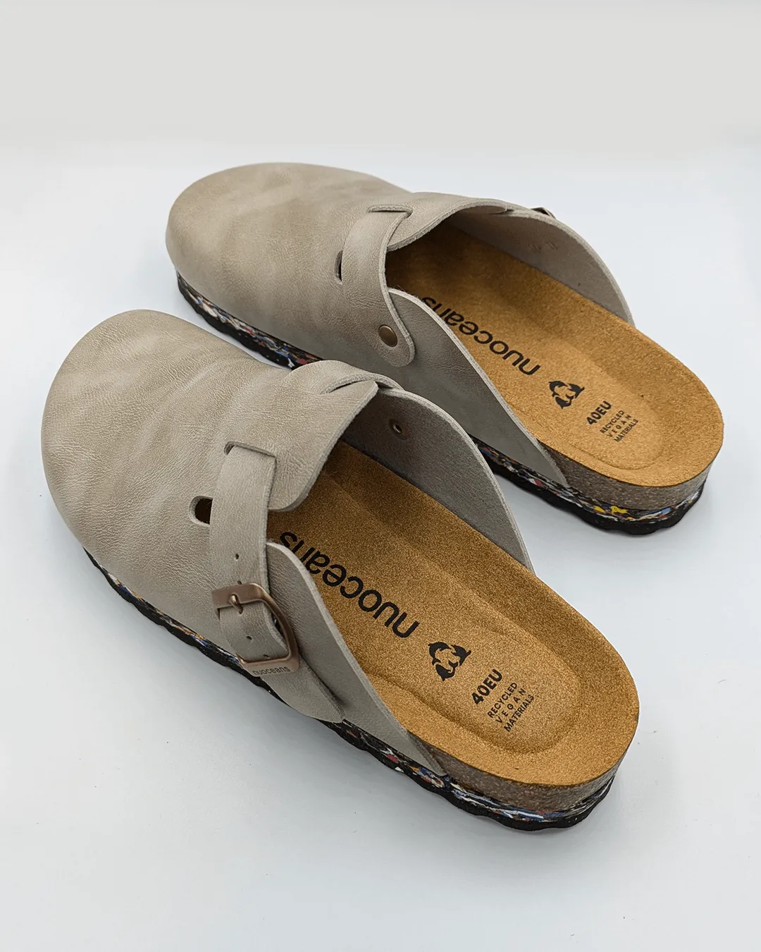 London Unisex Vegan Leather Clogs | Mist