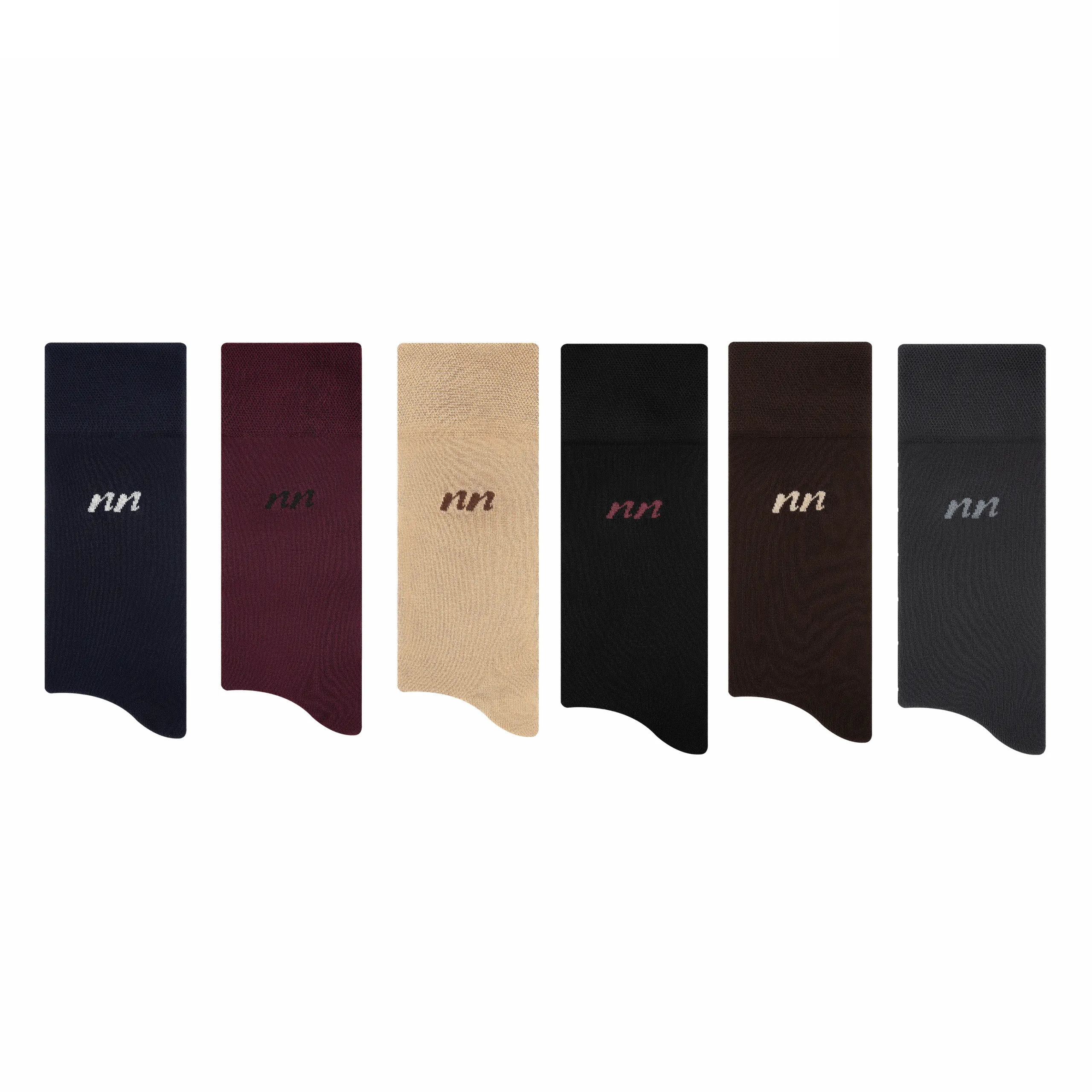 Luxurious Soft Top Crew Bamboo Socks, 6 Pairs