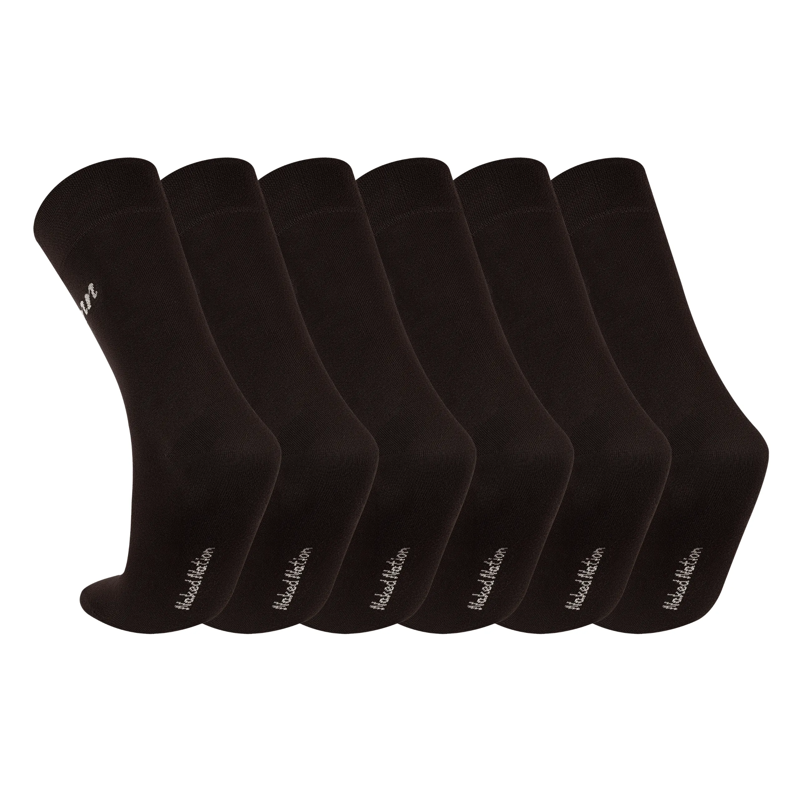 Luxurious Soft Top Crew Bamboo Socks, 6 Pairs