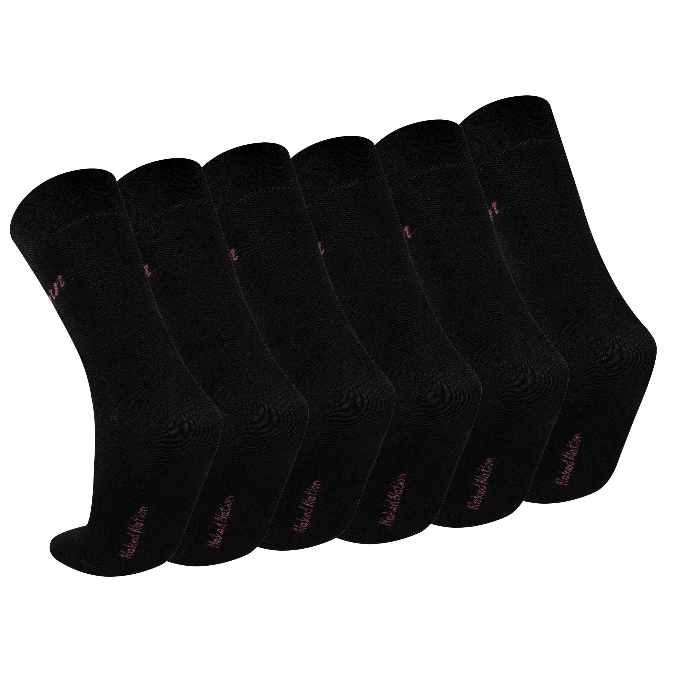 Luxurious Soft Top Crew Bamboo Socks, 6 Pairs