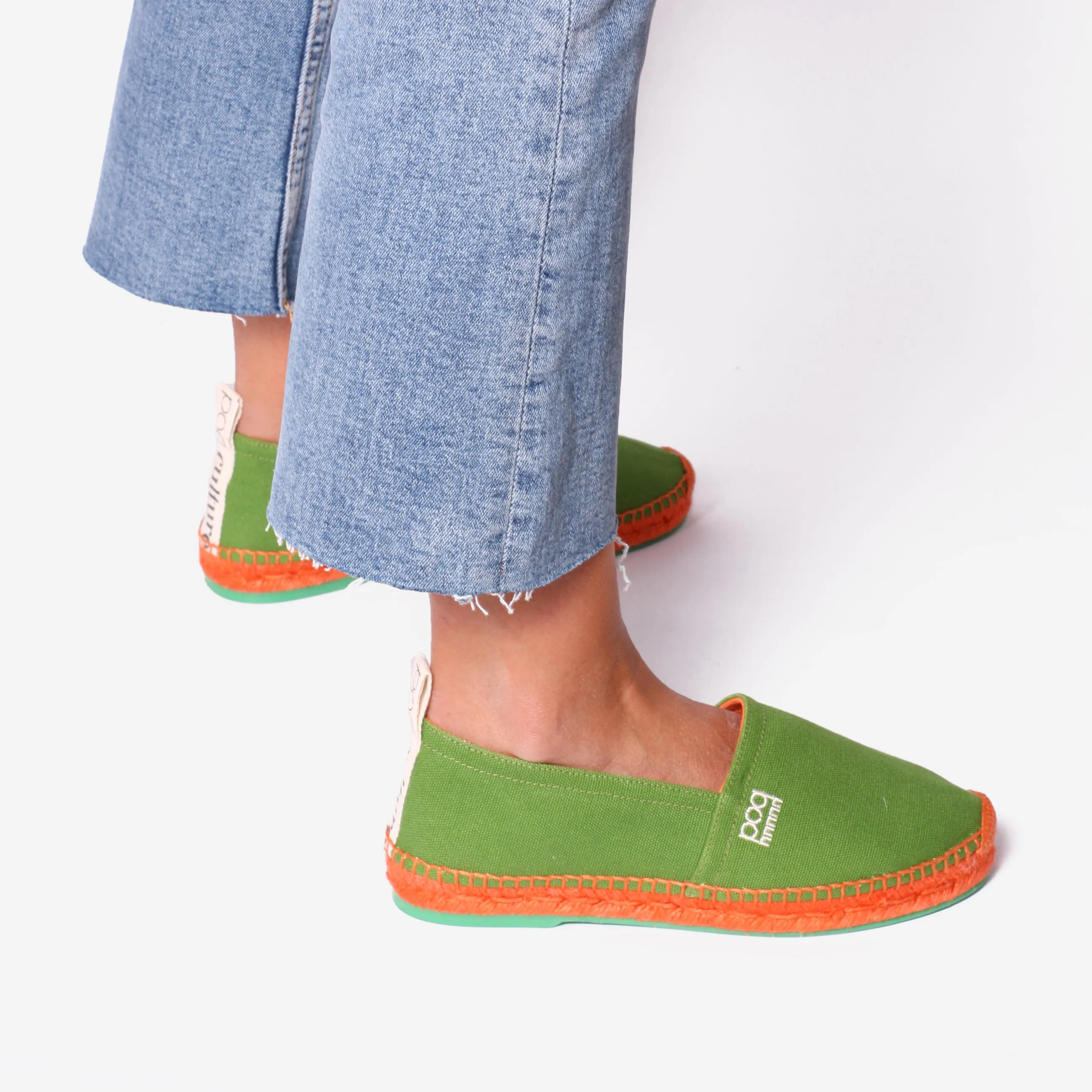 Luxury Espadrilles Women Lemán Canva Jungle Green