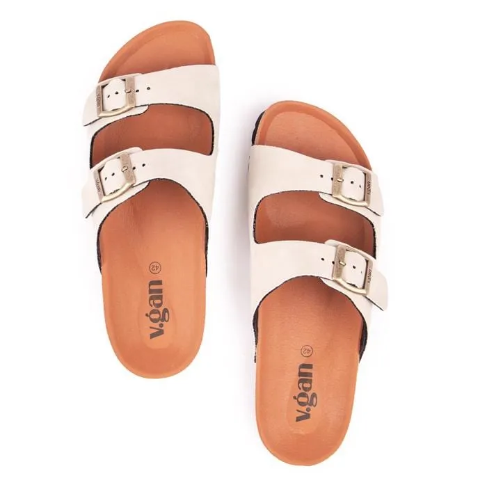 Mango Men's Vegan Footbed Sandals | Neutral