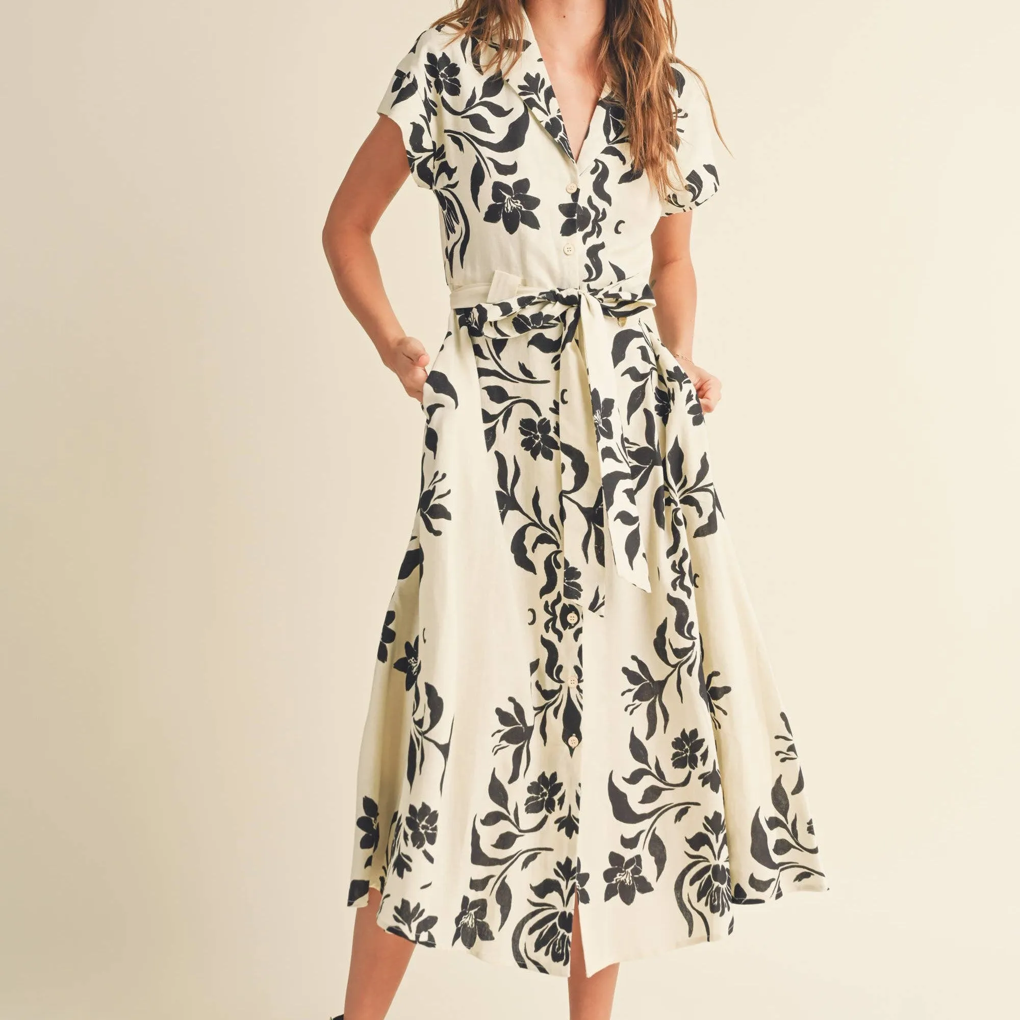 Melinda Floral Midi Dress