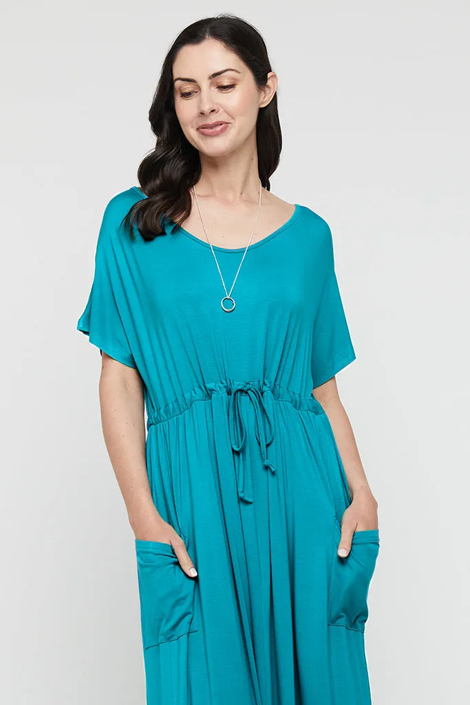 Mila Maxi Dress - Teal