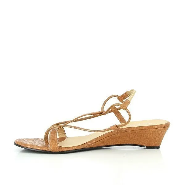 Misano Pepper Tan Wedge Heel