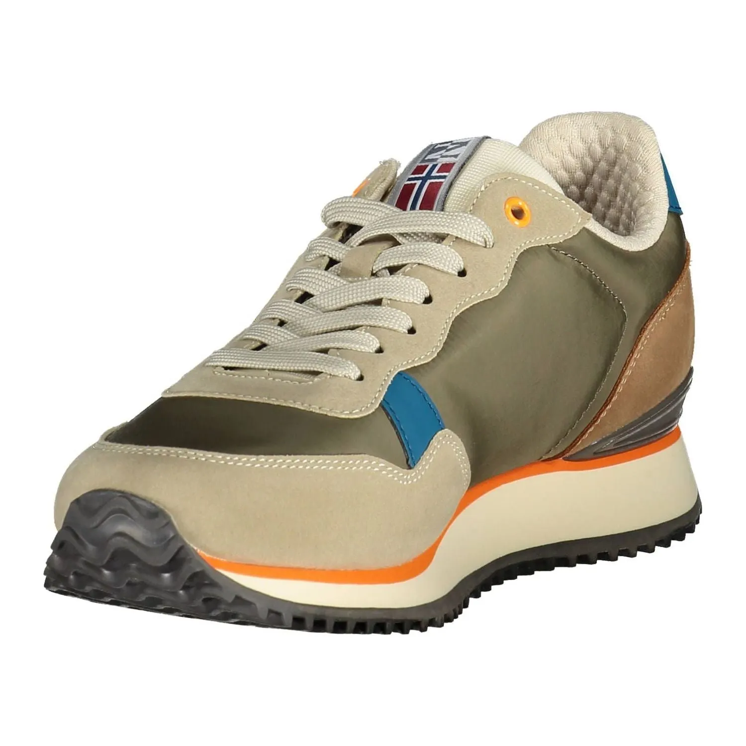 Napapijri Beige Polyester Men Sneaker