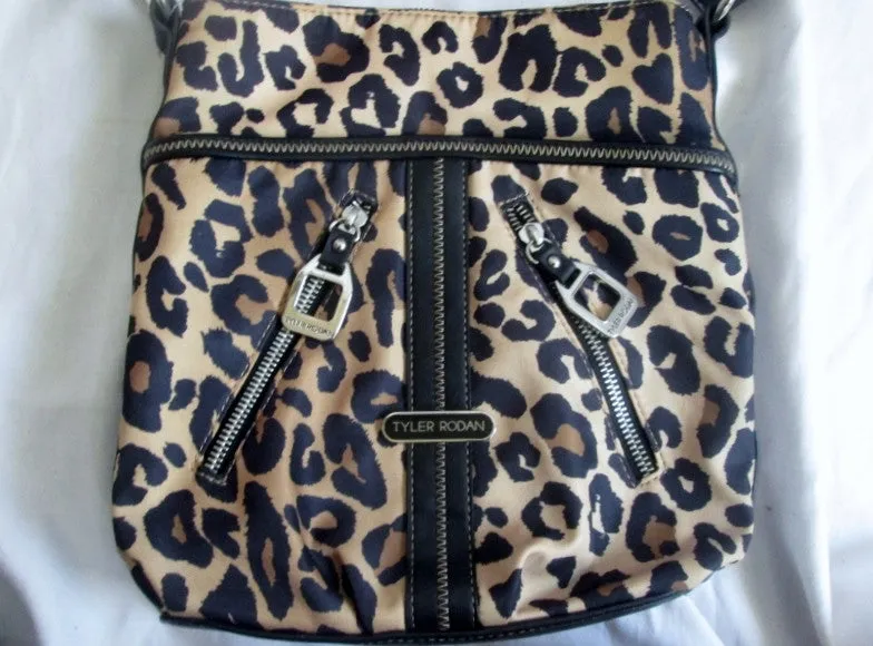 NEW NWT TYLER RODAN BARNUM NATURAL CHEETAH Vegan BAG Handbag Purse LEOPARD