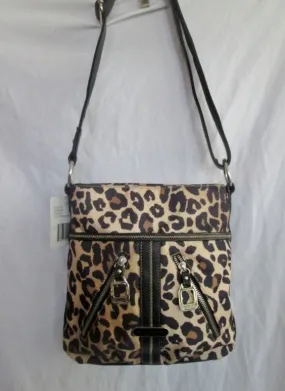 NEW NWT TYLER RODAN BARNUM NATURAL CHEETAH Vegan BAG Handbag Purse LEOPARD