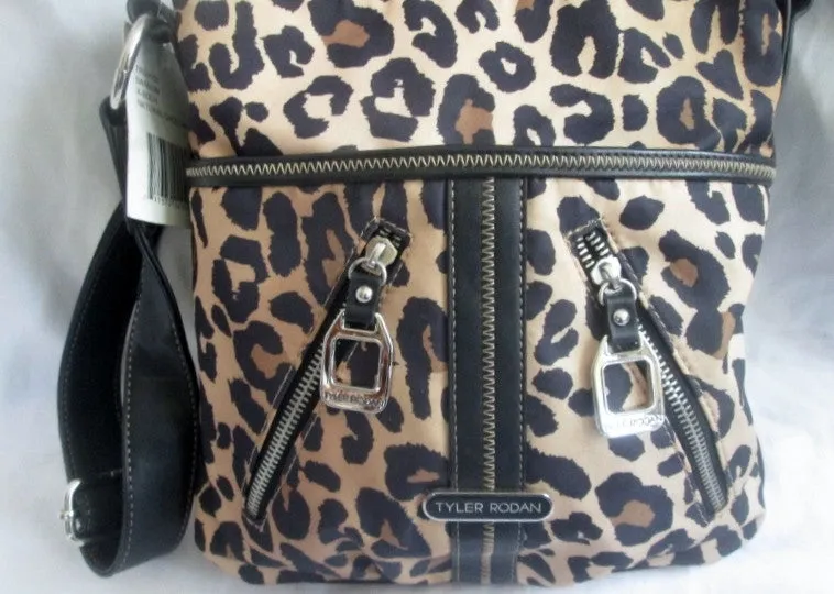 NEW NWT TYLER RODAN BARNUM NATURAL CHEETAH Vegan BAG Handbag Purse LEOPARD