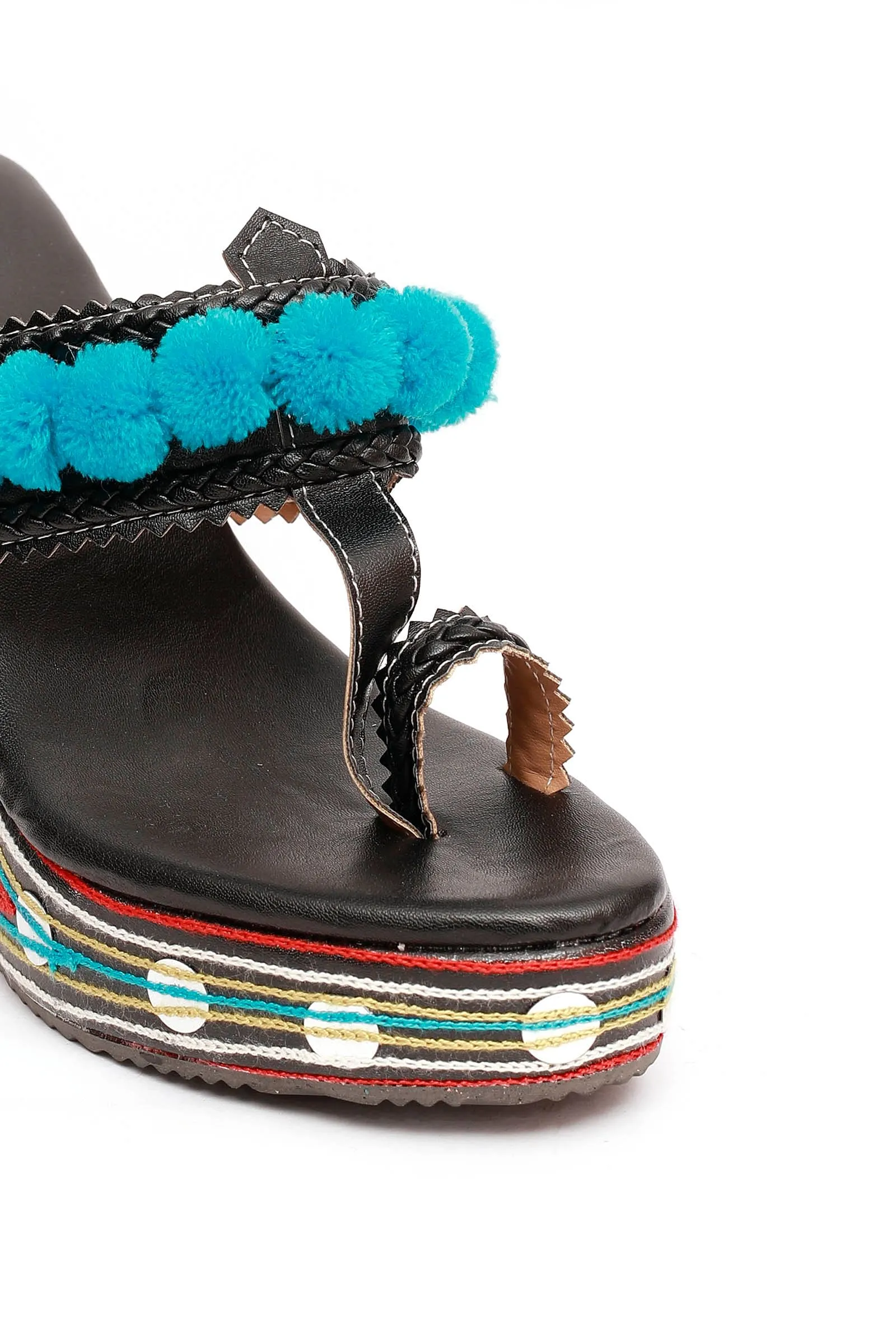 Ocean Blue Kutch Wedges