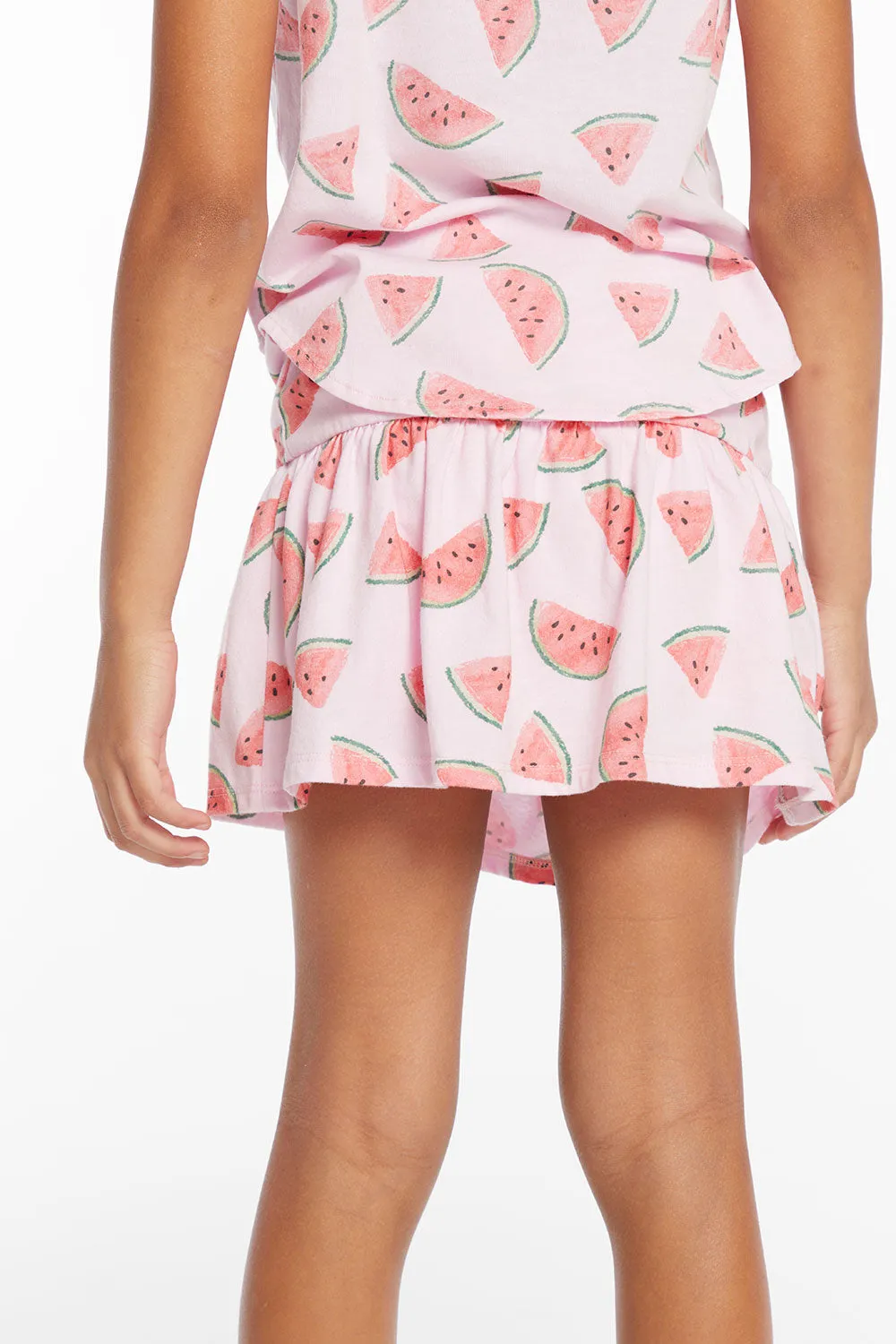 Peplum Watermelon Heaven Girls Skort