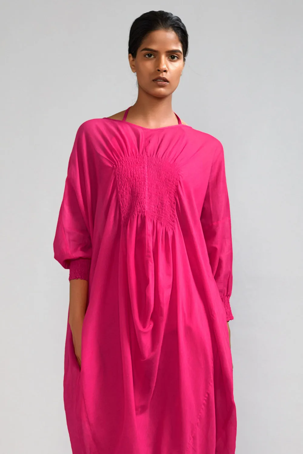 Pink Mul Cotton Tunic