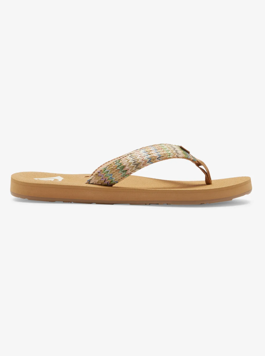 Porto Raffia II Sandals - Multi/Olive