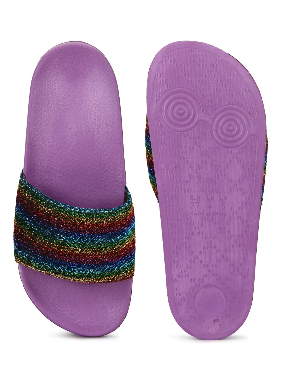 Rainbow Slip-On Flats