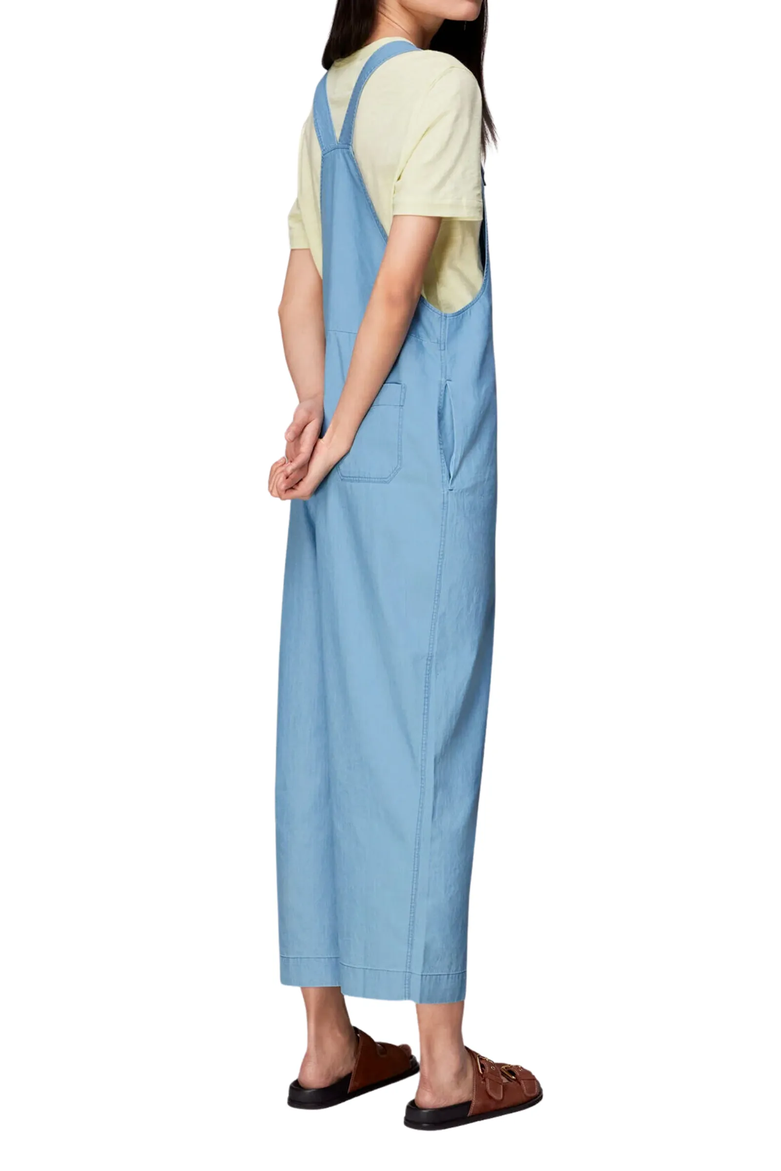 Rita Easy Dungarees - Light Wash