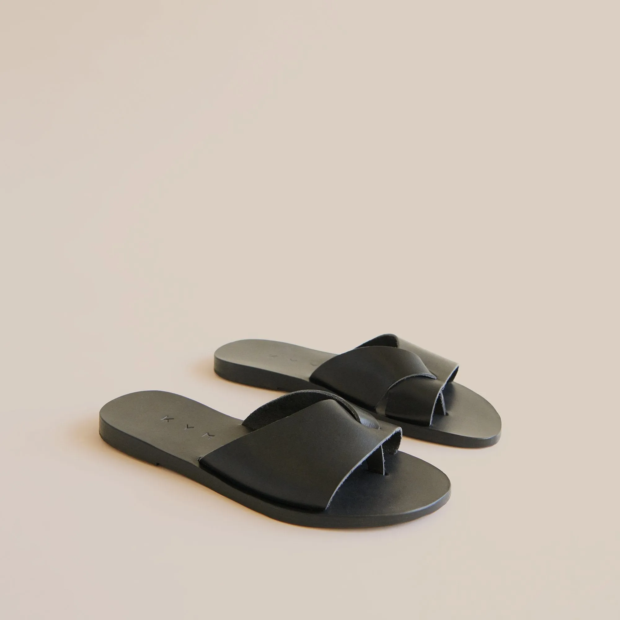 Romvi Leather Slide Sandal