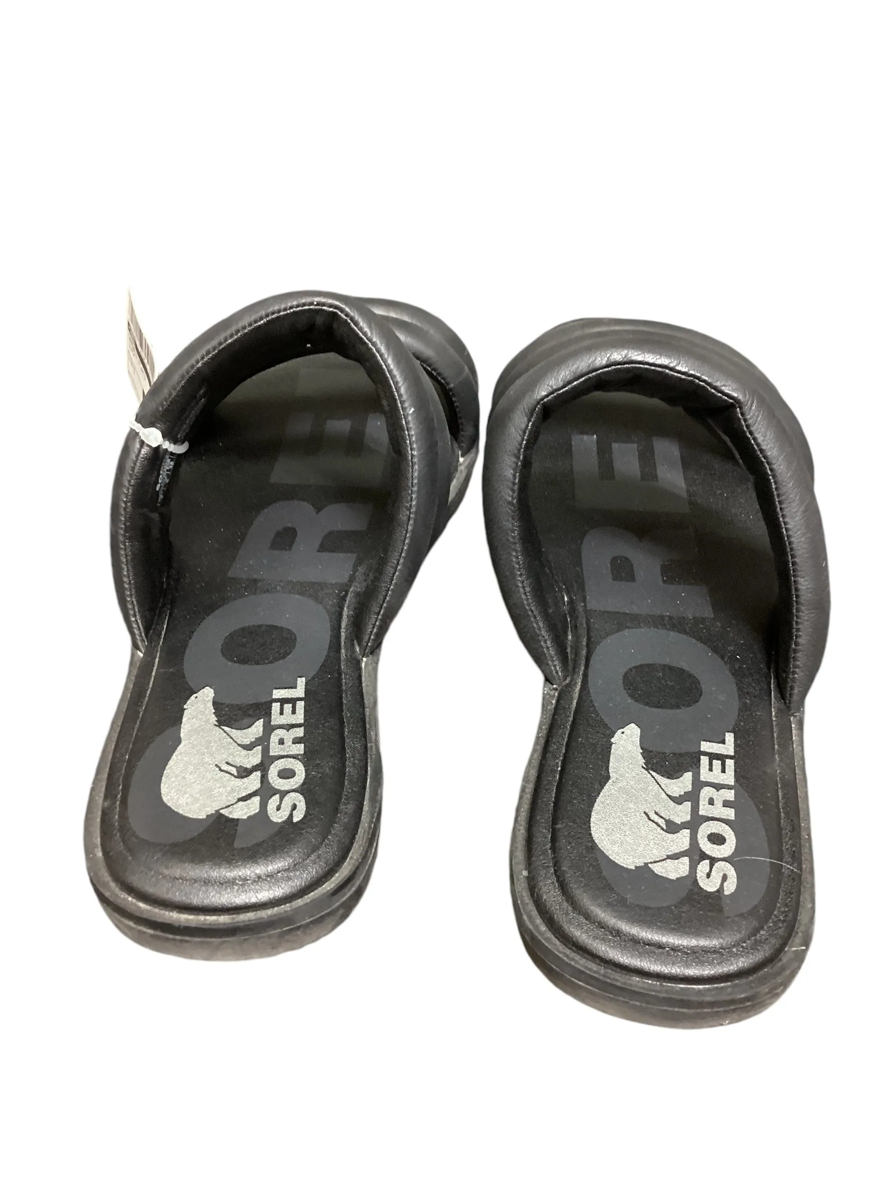 Sandals Flats By Sorel In Black, Size: 7