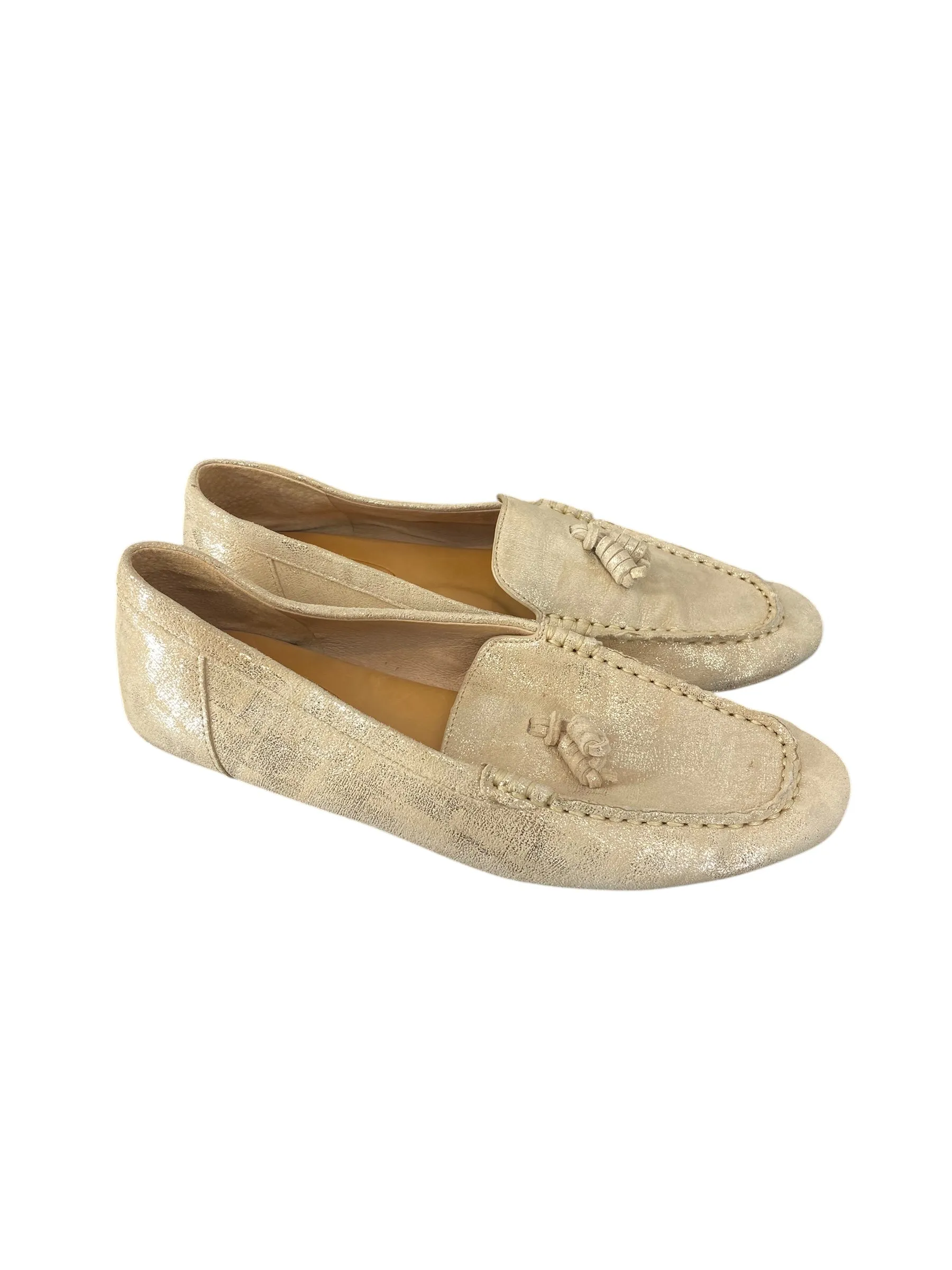 Shoes Flats By Corso Como In Gold, Size: 8