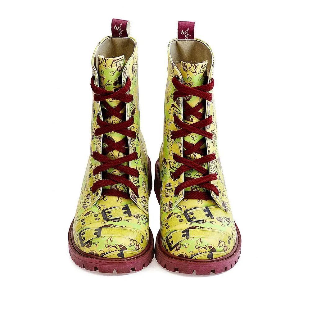 Skulls Long Boots NTM1013