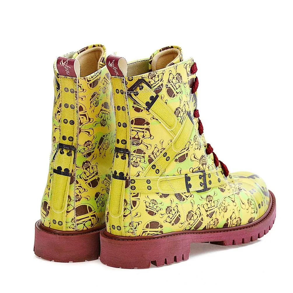 Skulls Long Boots NTM1013