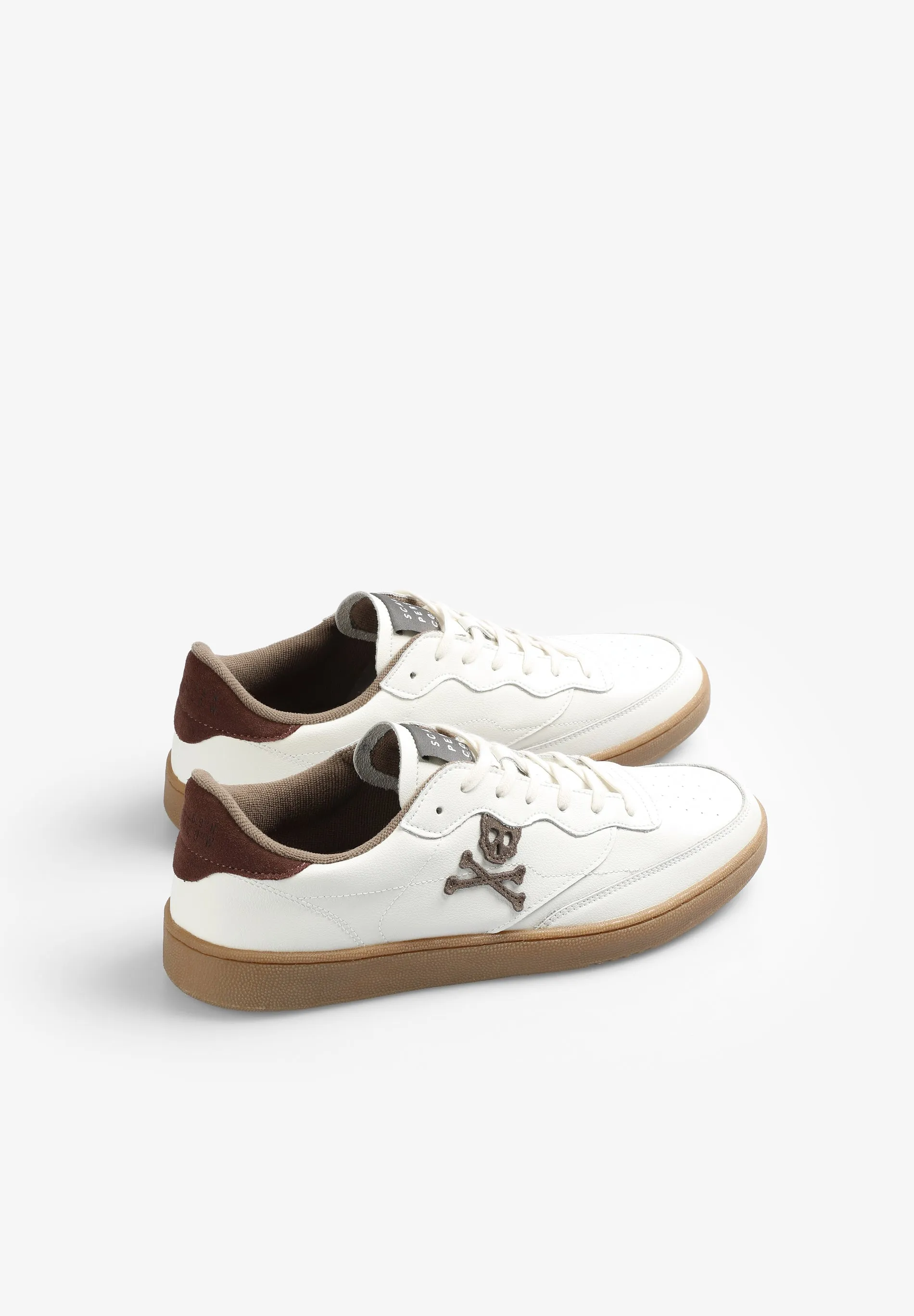 SNEAKERS WITH SIDE SKULL AND CLASSIC SOLE