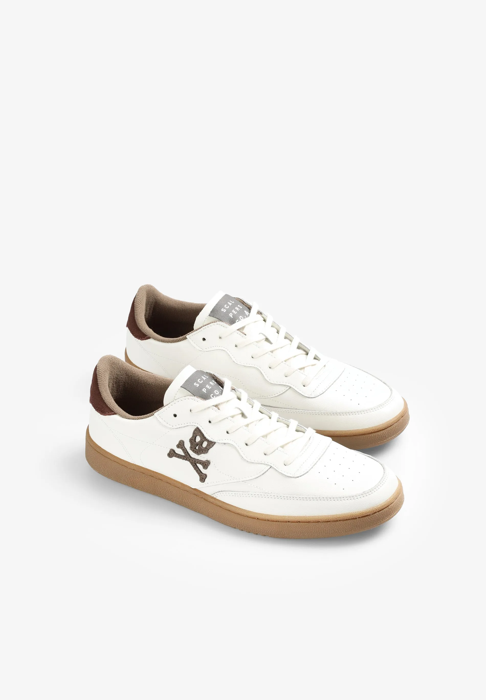 SNEAKERS WITH SIDE SKULL AND CLASSIC SOLE