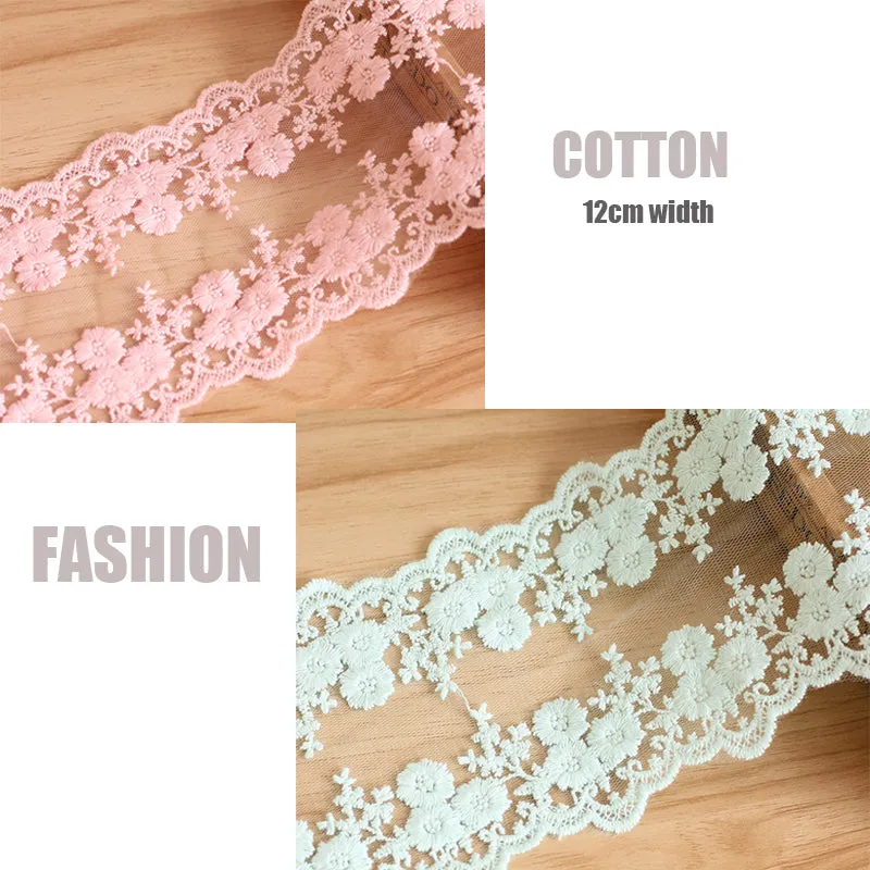 Soft Cotton Lace - 12cm Width