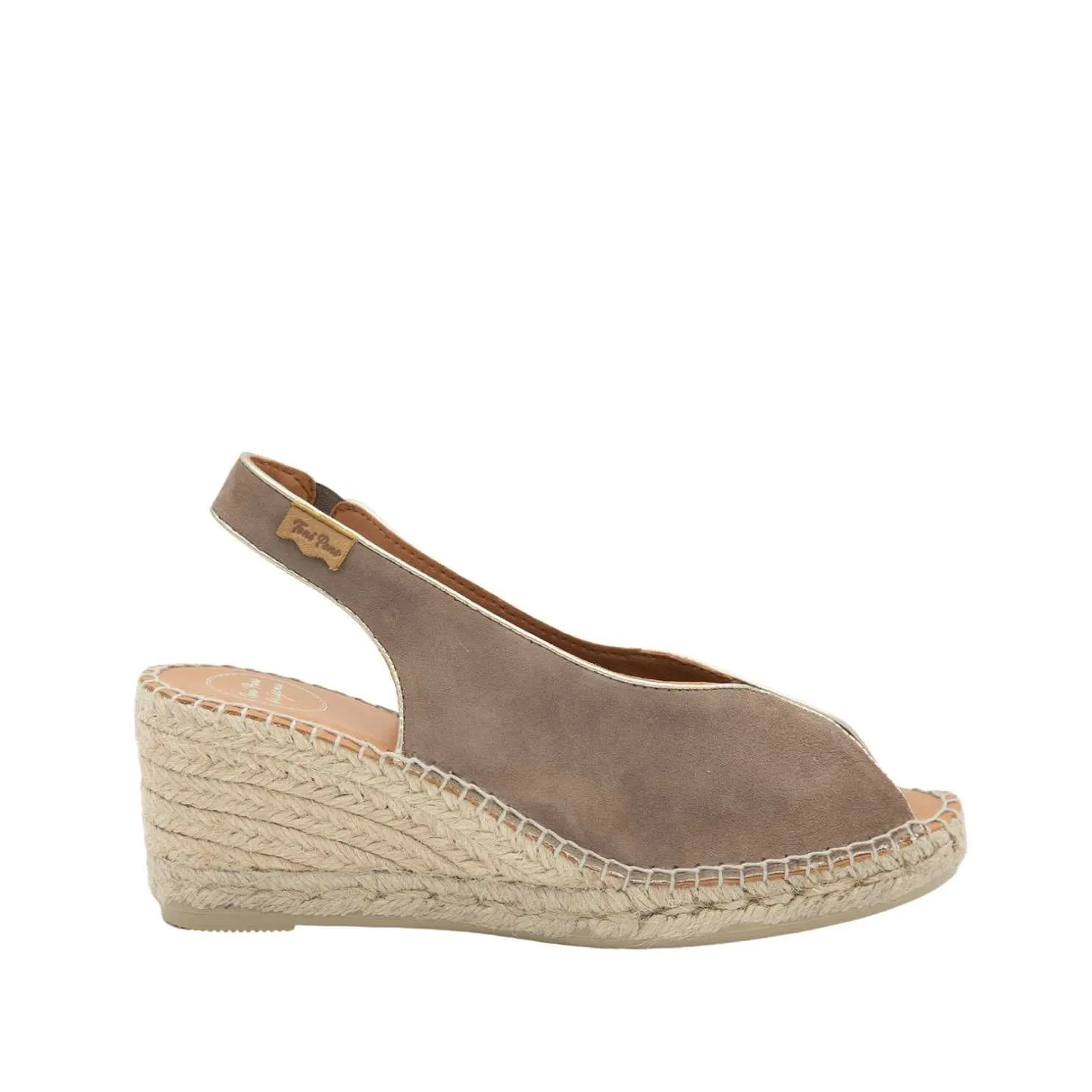 Suede Leather Wedges Espadrille For Women - Leslie