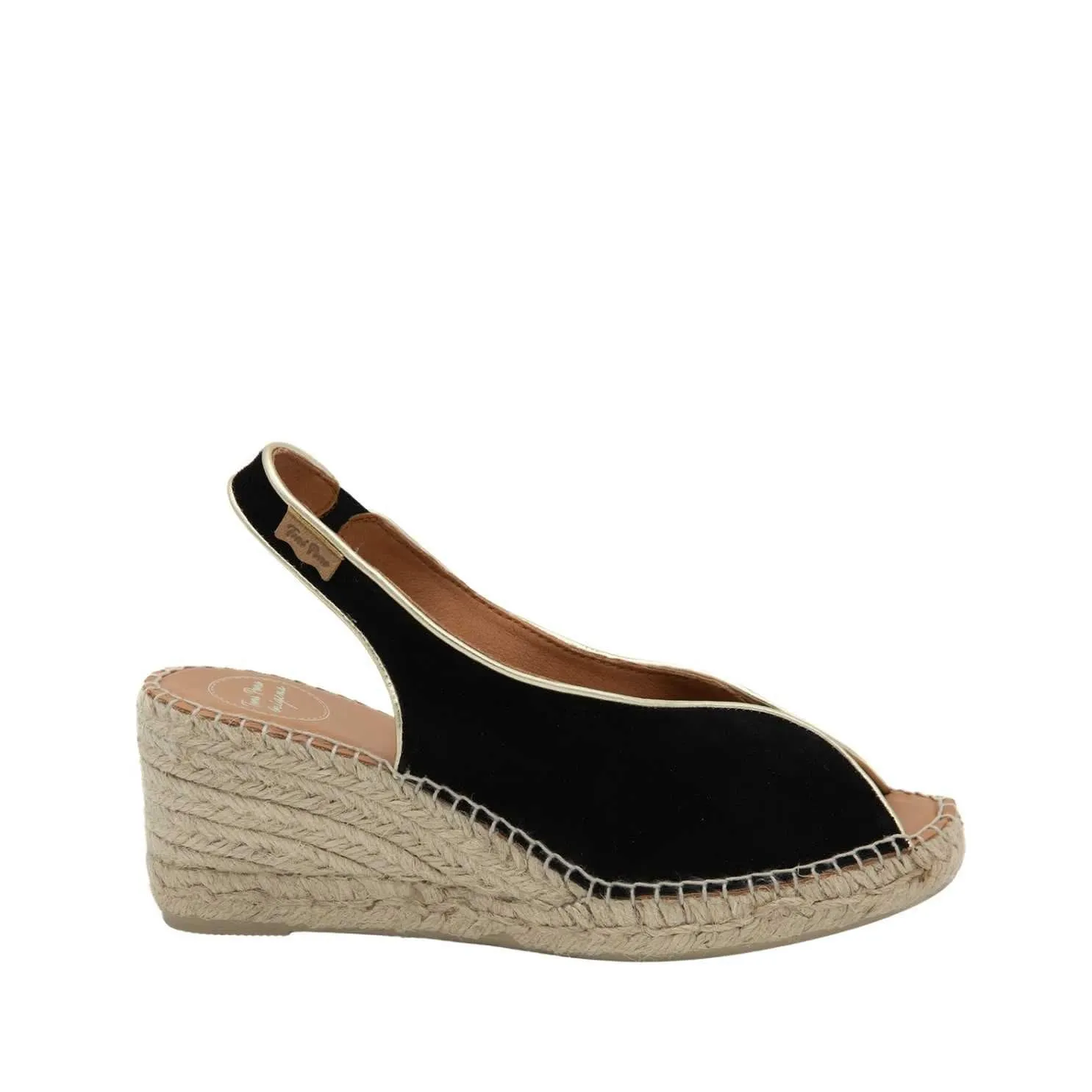 Suede Leather Wedges Espadrille For Women - Leslie