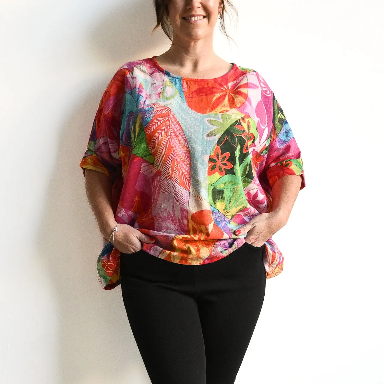 Summer in the City Blouse by Orientique Australia - Jozani - 32357